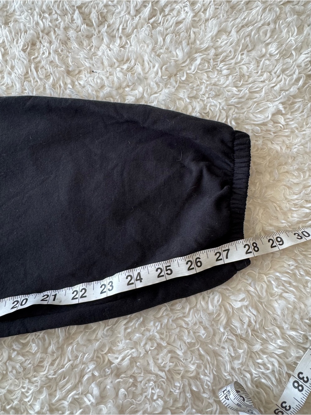 OFFLINE By Aerie OTT Fleece Jogger in Black Cozy Soft Pull On Back Pocket M) NEW - Picture 7 of 11